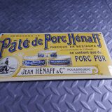 Domed enamelled plate henaff pork paste