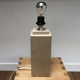 Vintage travertine lamp