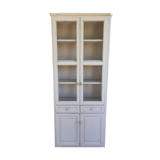 Large taupe gray chicken coop buffet