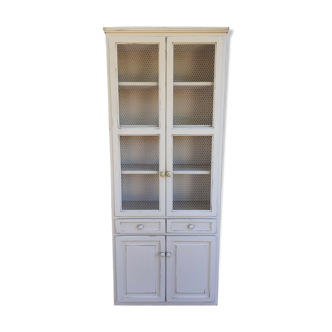 Large taupe gray chicken coop buffet