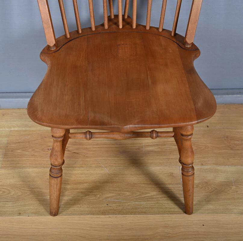 4 Chaises Windsor en hêtre, Angleterre début XXe