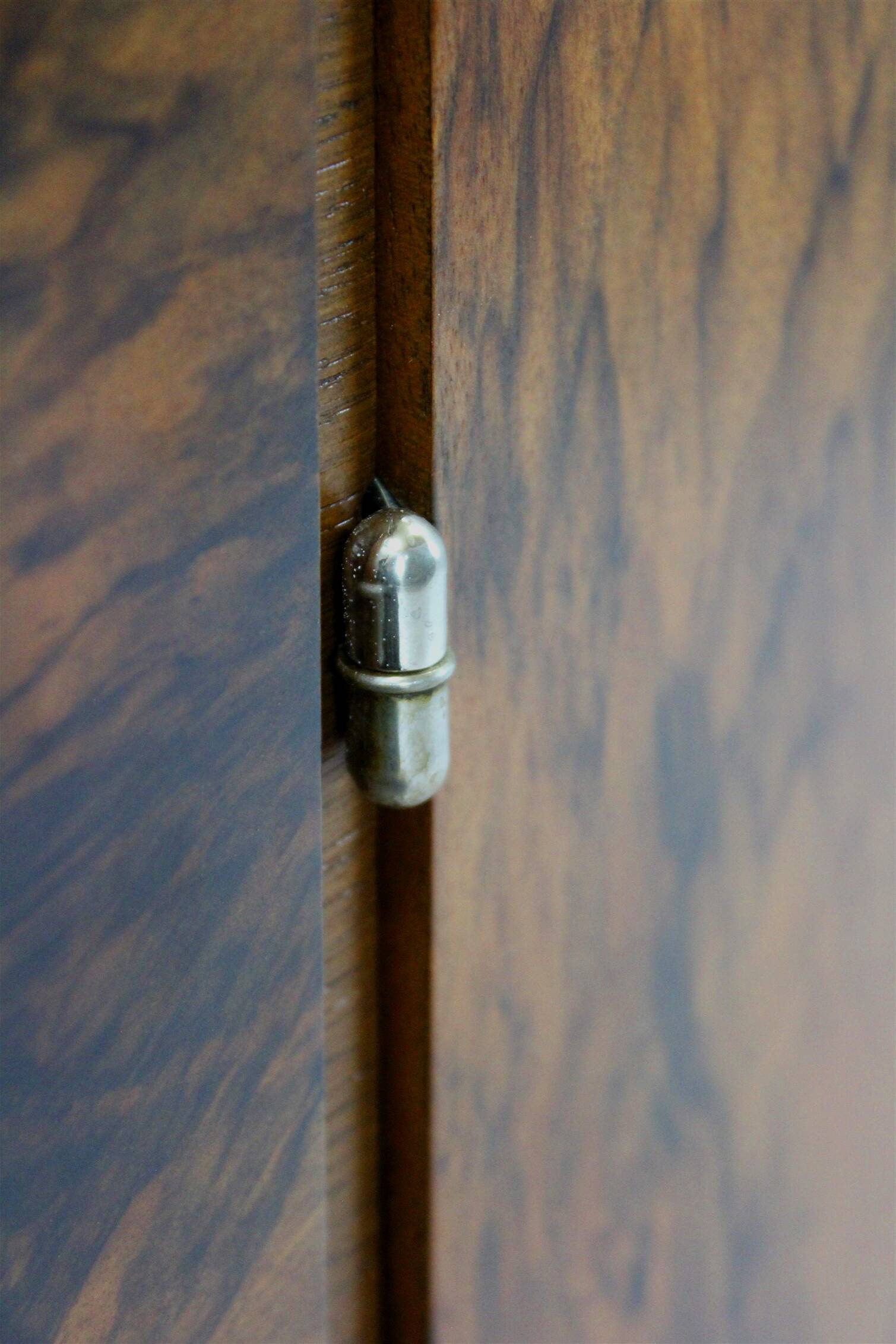 Restored Bauhaus Tubular Steel Cabinet with Secretary by R. Slezak, 1930s