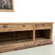 Very large pine trade counter, circa 1920.