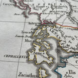 1828 - Map of ancient Greece in Latin