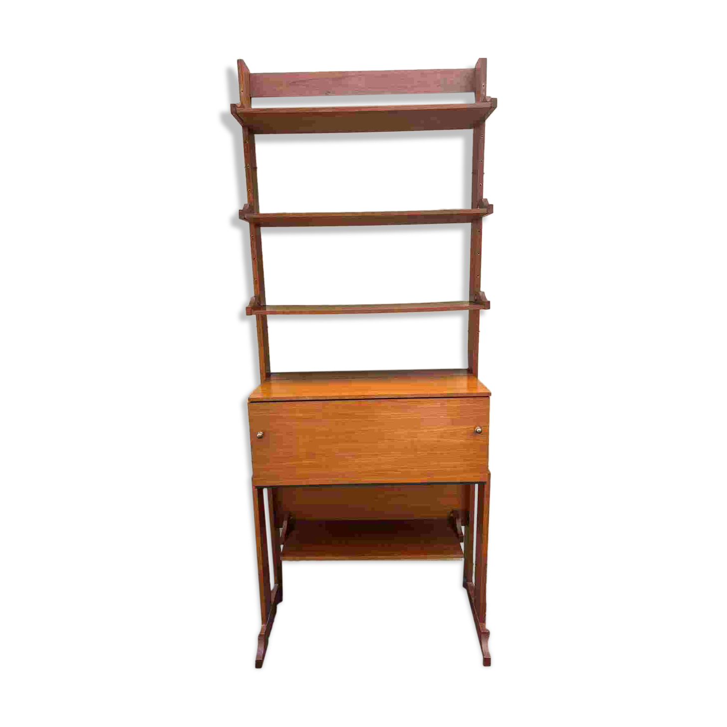 Vintage teak shelf/secretary