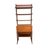Étagère, secrétaire vintage en teck