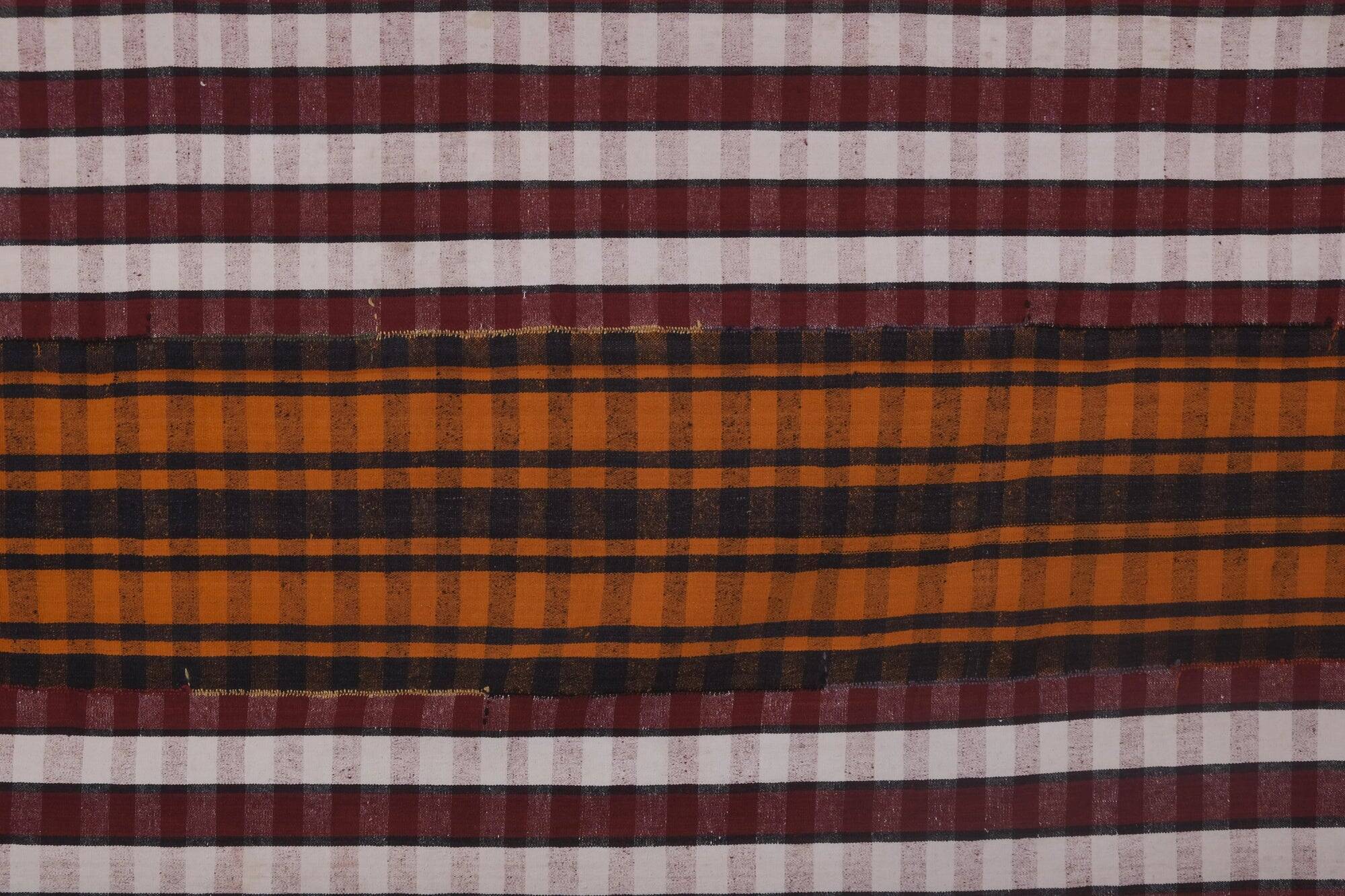 Vintage Turkish hallway rug 135x487 cm