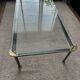 Italian MARA brasss&glass coffee table 1983