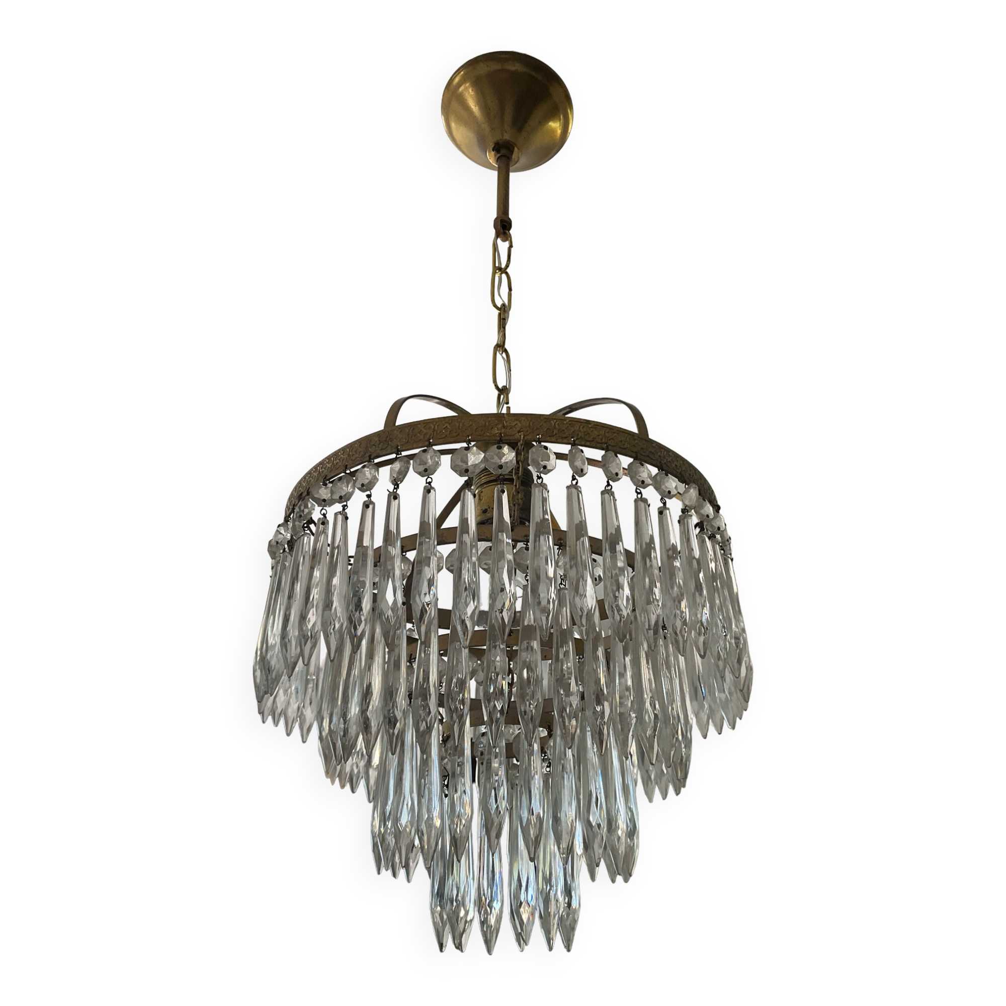 Chandelier cascade of tassels from the 60s-70s