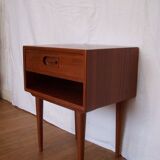 Scandinavian bedside table - 60s