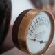 Manometer early twentieth century on marble base