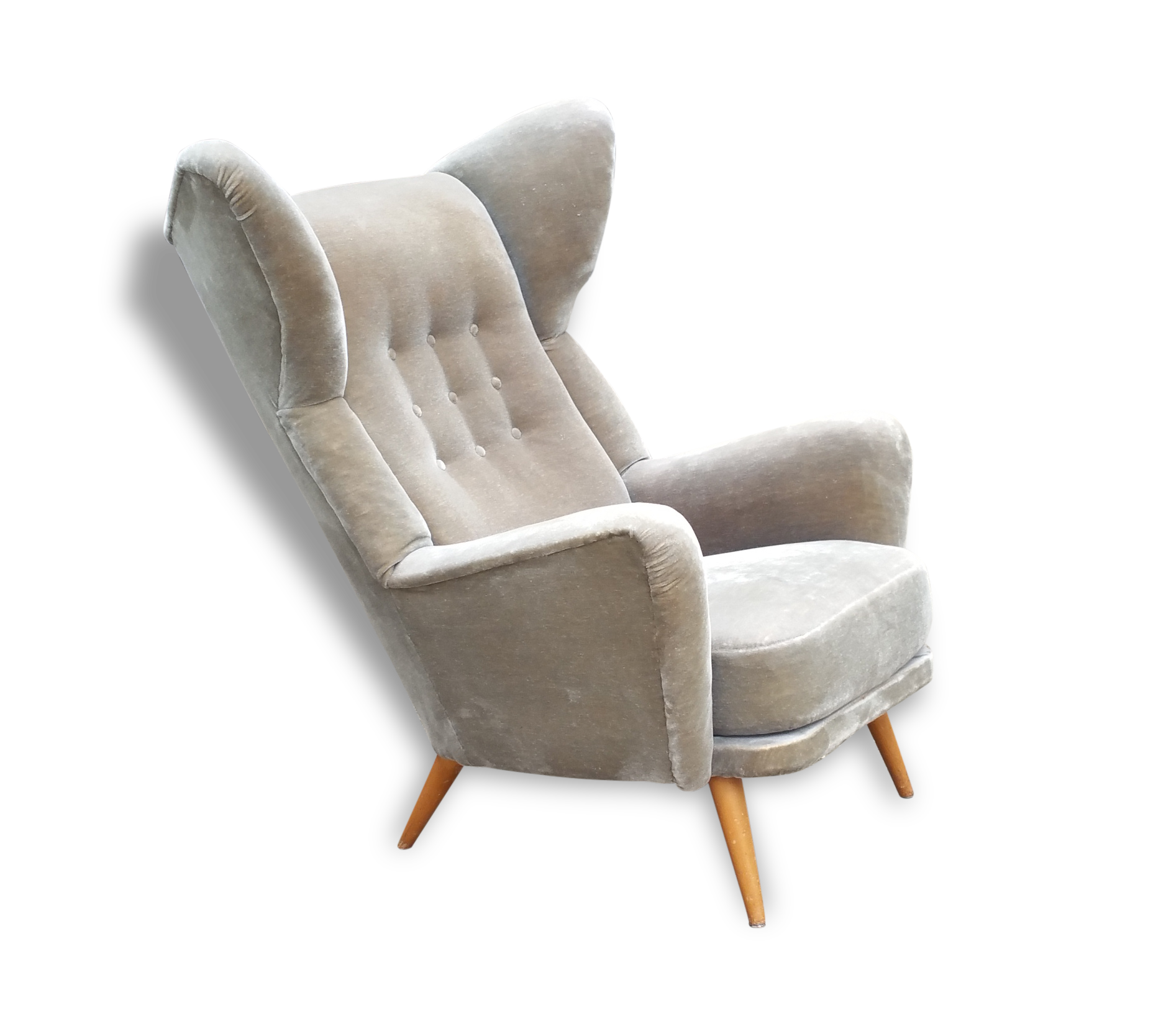 Exceptional Chair has ears Wingback chair years 50