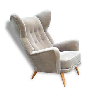 Exceptionnel Fauteuil a Oreilles Wingback chair années 50