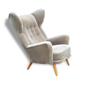 Exceptionnel Fauteuil a Oreilles Wingback chair années 50