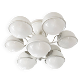 Lustre blanc Mod. 2042-9 par Gino Sarfatti pour Arteluce, Italie, années 1960