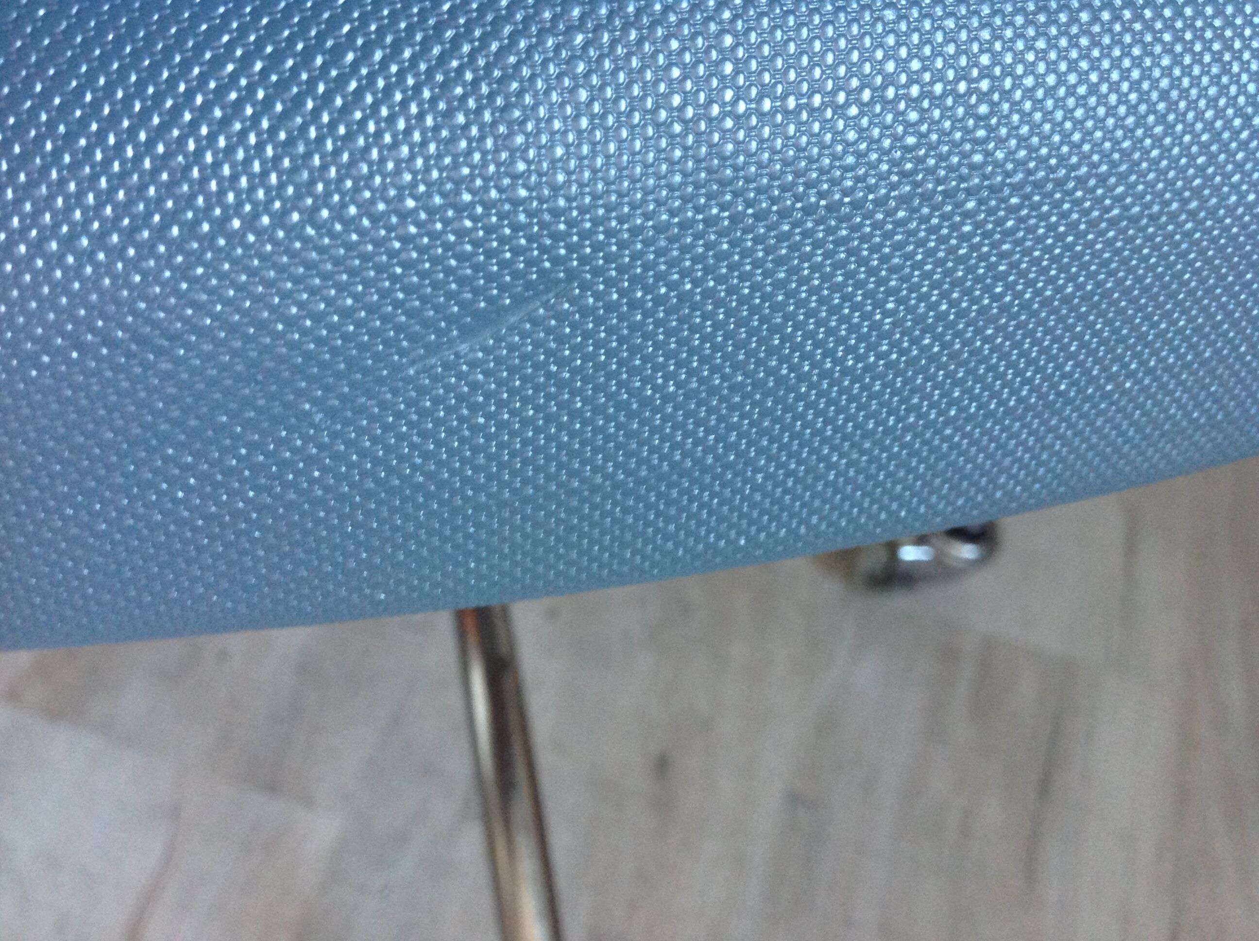 Chrome metal swivel chair industrial/vintage style 50s-60s