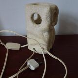Owl Lamp Owl Albert Tormos Stone Sculpture Vintage 60s