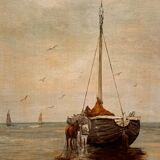 E. Remortel. Table "Seascape".