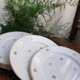 Lot of flat plates made of earthenware