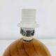 Pine ball lamp, 80s, wood