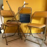 Lot of 4 Lafuma folding chairs