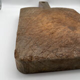Old wooden cutting log board