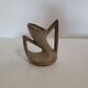 Vintage zoomorphic ceramic vase Vallauris 1970s