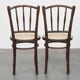 Lot de 2 chaises de bistrot originales vintage Thonet