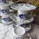 Set of 6 vintage Churchill England cups and saucers – Floral design