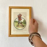 Frames 80s with golfers