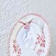 19th century Sarreguemines "Favori" plate in pink iron earth