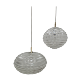 Pair of "diamond" suspensions by Aloys F. Gangkofner for Erco, 60s