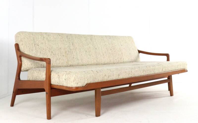 Arne Wahl Iversen pour lit de jour / canapé-lit Komfort - design danois en teck