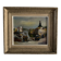 Oil on panel mid-20th century Breton landscape Concarneau