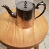 silver-plated teapot