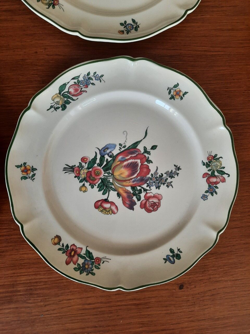 6 old plates Villeroy & Boch