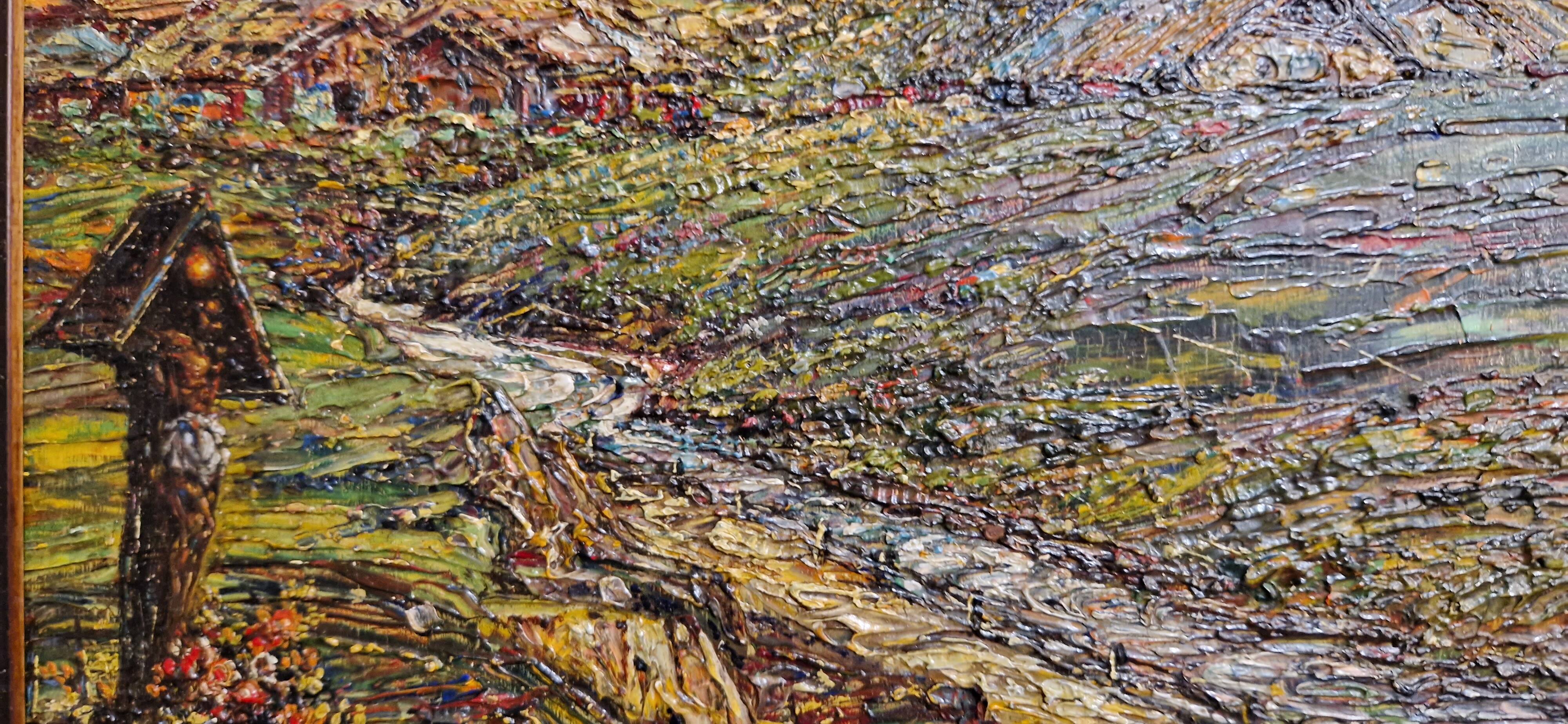 Savoie mountain painting