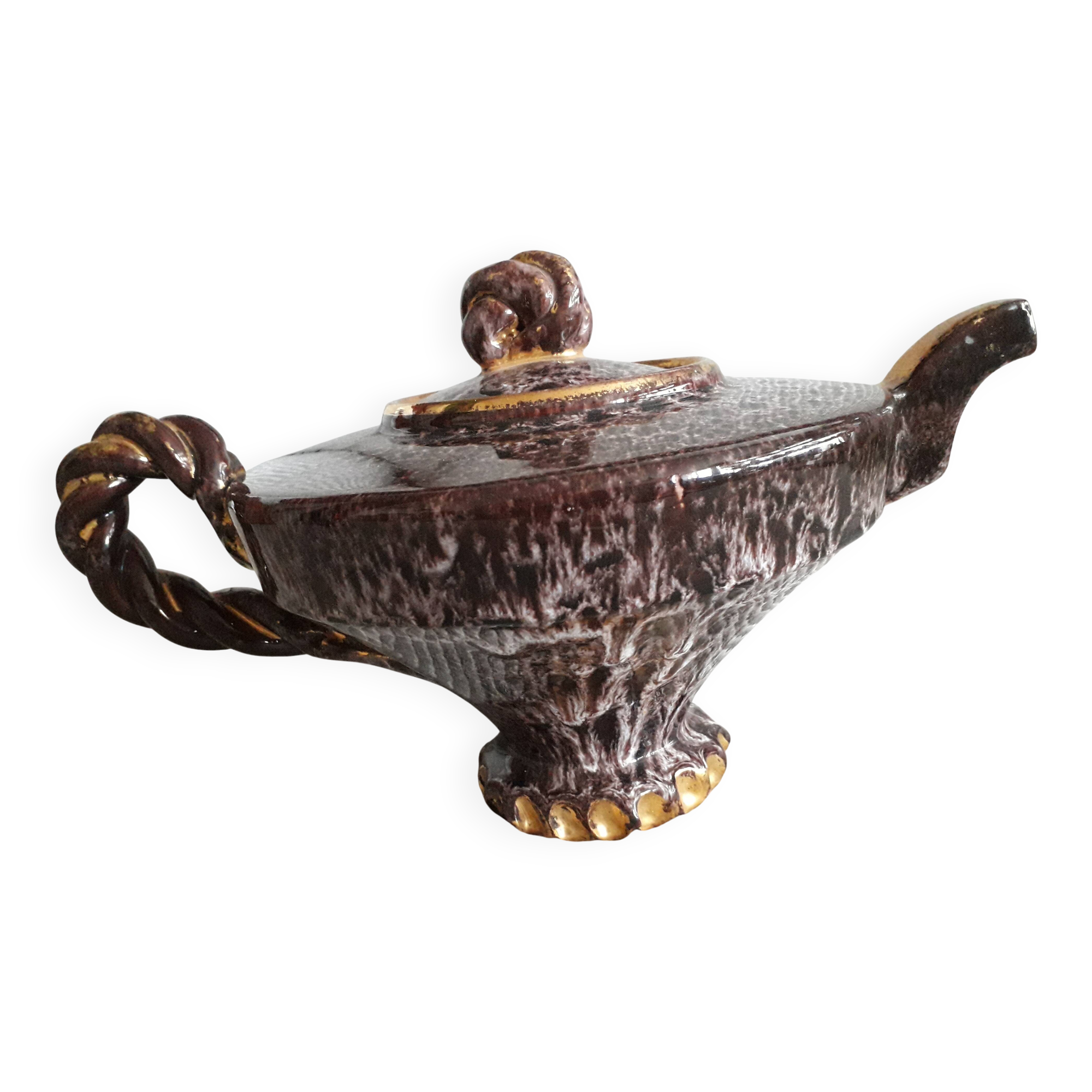 Rare ceramic teapot from Vallauris, very original.