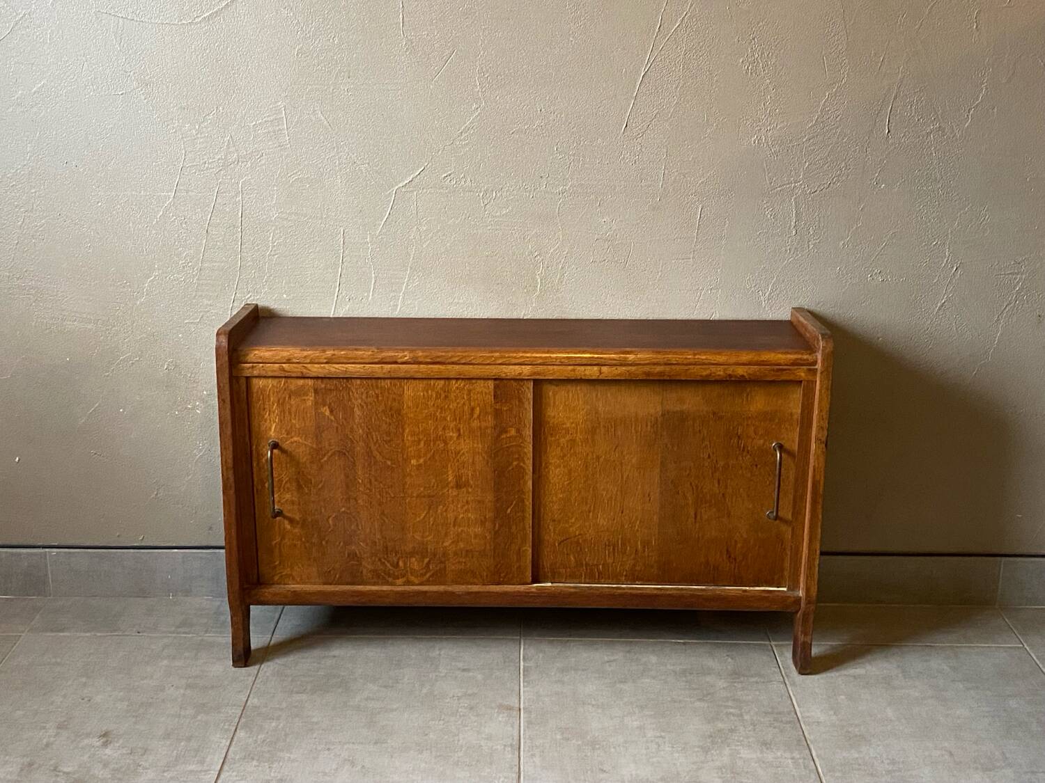 Small vintage wooden storage unit