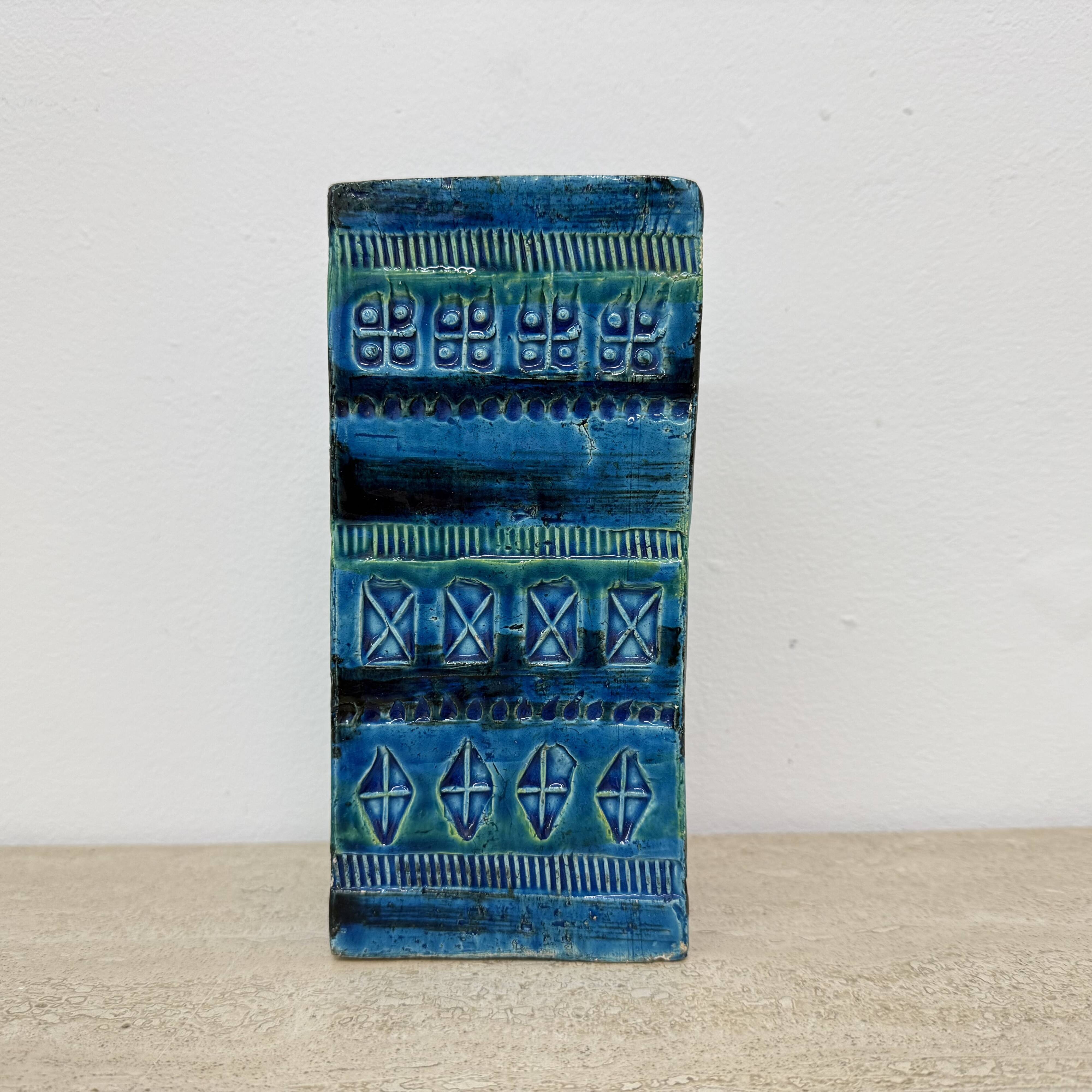 Vintage Bitossi Italian ceramic vase , 1970s