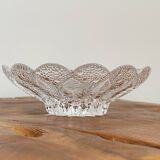 Lausitzer Glaswerke, East German (GDR) Crystal Glass Serving Bowl, Medea Design by R. Koschnick