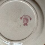 Mismatched series of 4 old “Terre de fer” flat plates