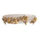 Vintage Bowl Wall Lamps in Goldleaf Murano Glass, Italy, 1970s, Set of 2
