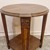 Side table in walnut - Art Deco