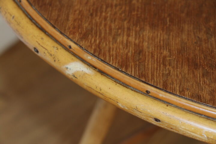 Round rattan coffee table tripod 535mm