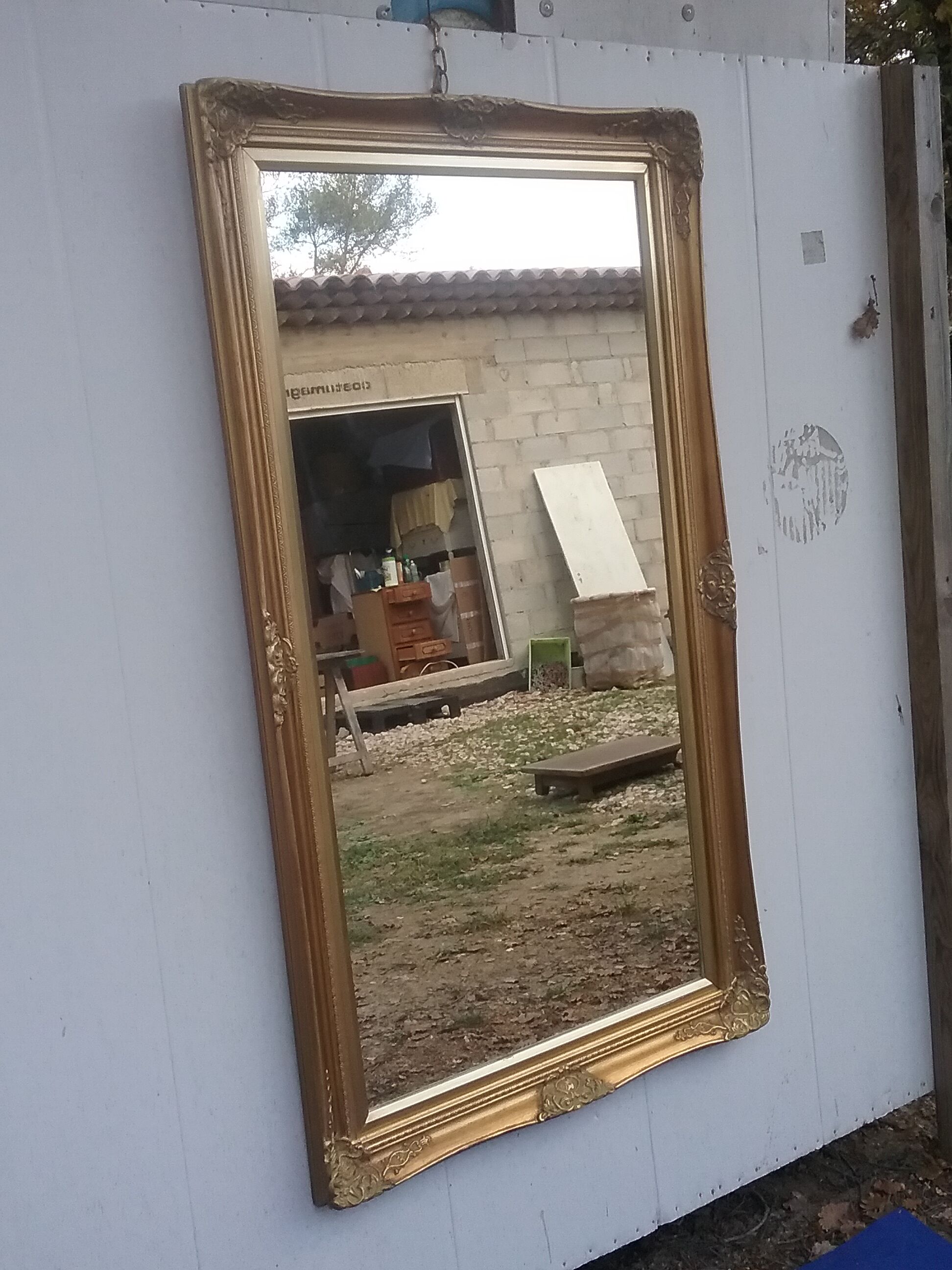 Golden mirror