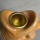Orange fish candlestick