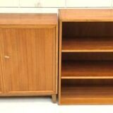 Bookcase sideboard vintage wall cabinet mid-century
