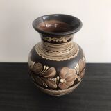 vintage hungarian pottery vase