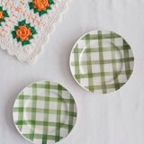 Lot de 2 assiettes à dessert Moulin des loups, Nappe